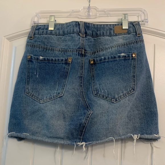 Denim Mini Skirt - Picture 2 of 4